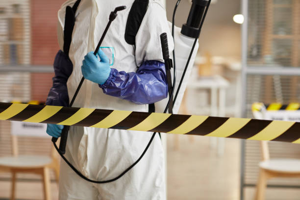 Professional Infectious Disease Decontamination technician working in New Paris, IN